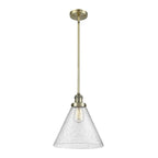 Suspension miniature Franklin Restoration Cone d'Innovations Lighting - 1 lumière, tige de 12 pouces