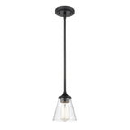 Millennium Lighting Josleen Pendant Light in Multiple Finishes with Clear Glass Shade