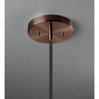 Pendentif disque en céramique Justice Design Group - Argile Canyon