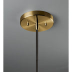 Pendentif disque en céramique Justice Design Group - Argile Canyon