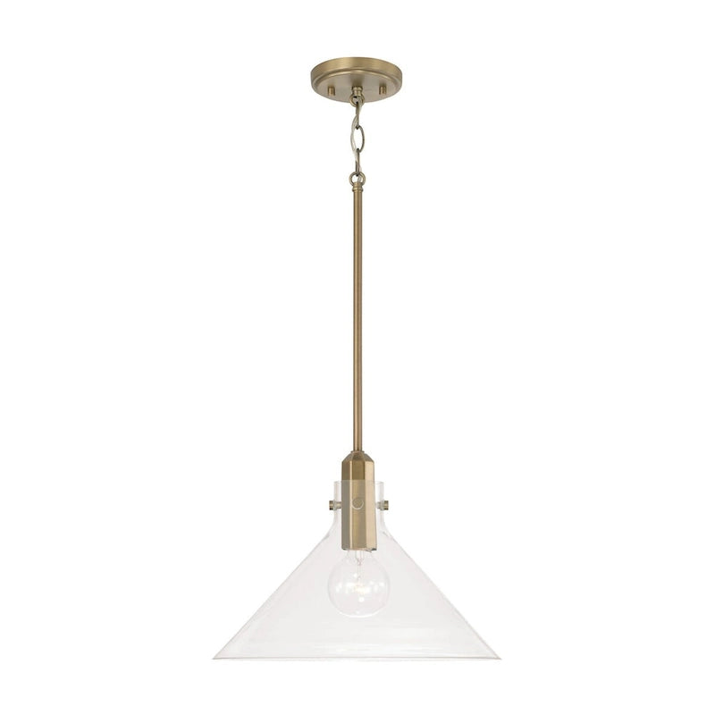 Greer 1-light Pendant w/ Clear Glass