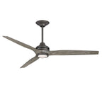 Ventilateur de plafond intérieur/extérieur Spitfire DC, moteur CC - Gris mat