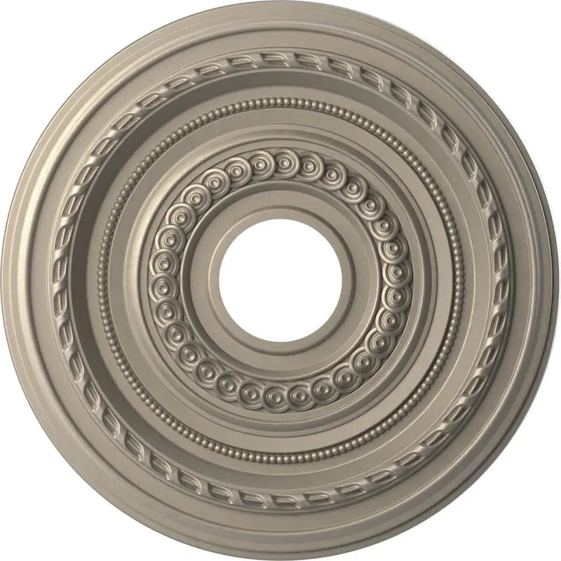 Rosace de plafond Cole en PVC thermoformé, diamètre intérieur 3 1/2 po