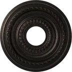 Rosace de plafond Cole en PVC thermoformé, diamètre intérieur 3 1/2 po