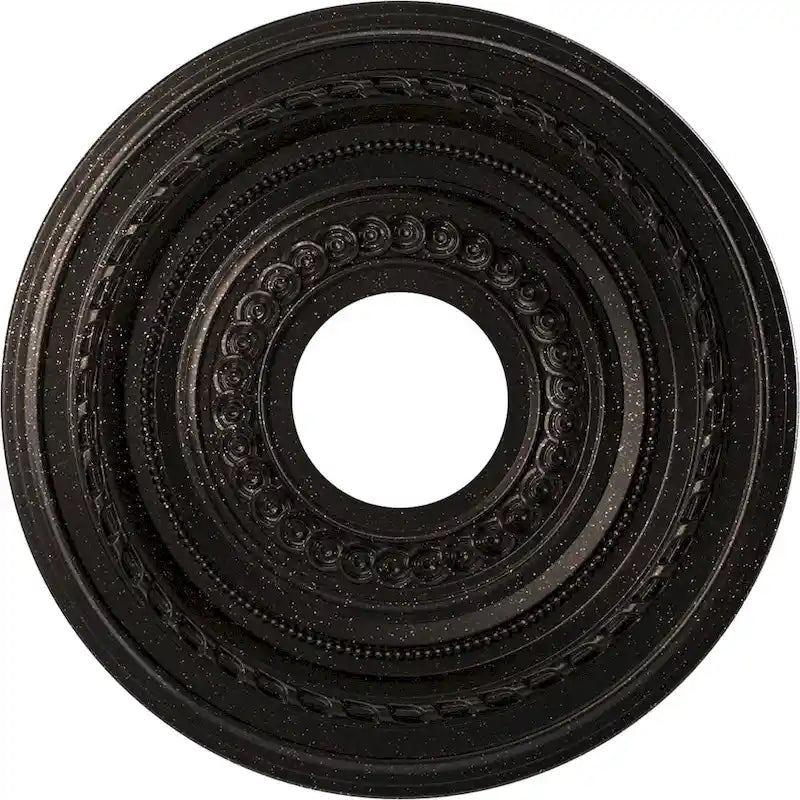 Rosace de plafond Cole en PVC thermoformé, diamètre intérieur 3 1/2 po