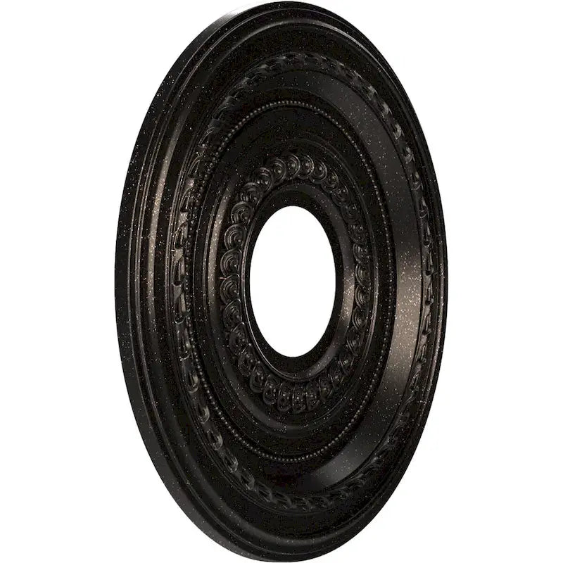 Rosace de plafond Cole en PVC thermoformé, diamètre intérieur 3 1/2 po