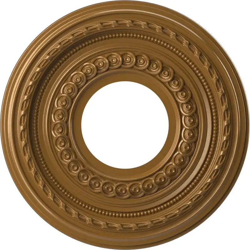 Rosace de plafond Cole en PVC thermoformé, diamètre intérieur 3 1/2 po