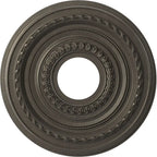 Rosace de plafond Cole en PVC thermoformé, diamètre intérieur 3 1/2 po