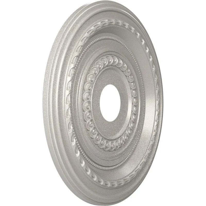 Rosace de plafond Cole en PVC thermoformé, diamètre intérieur 3 1/2 po