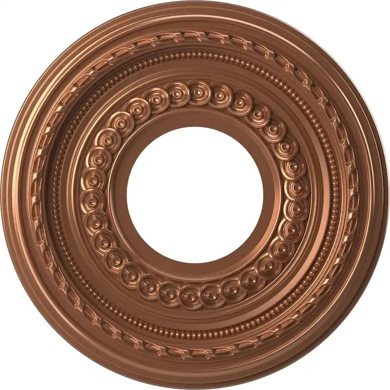 Rosace de plafond Cole en PVC thermoformé, diamètre intérieur 3 1/2 po