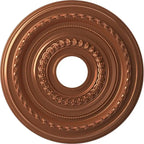 Rosace de plafond Cole en PVC thermoformé, diamètre intérieur 3 1/2 po