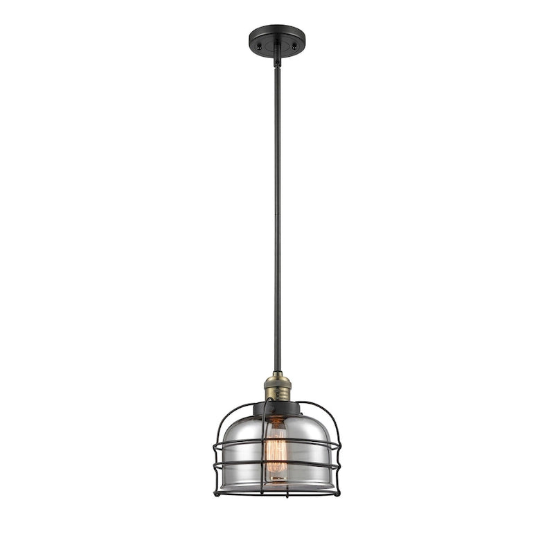 Suspension Innovations Lighting Bell Cage - 1 lumière 9 Mini