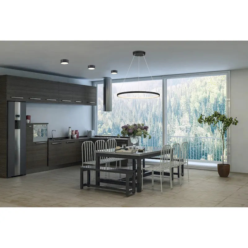 Suspension LED Anello double tension 31,5