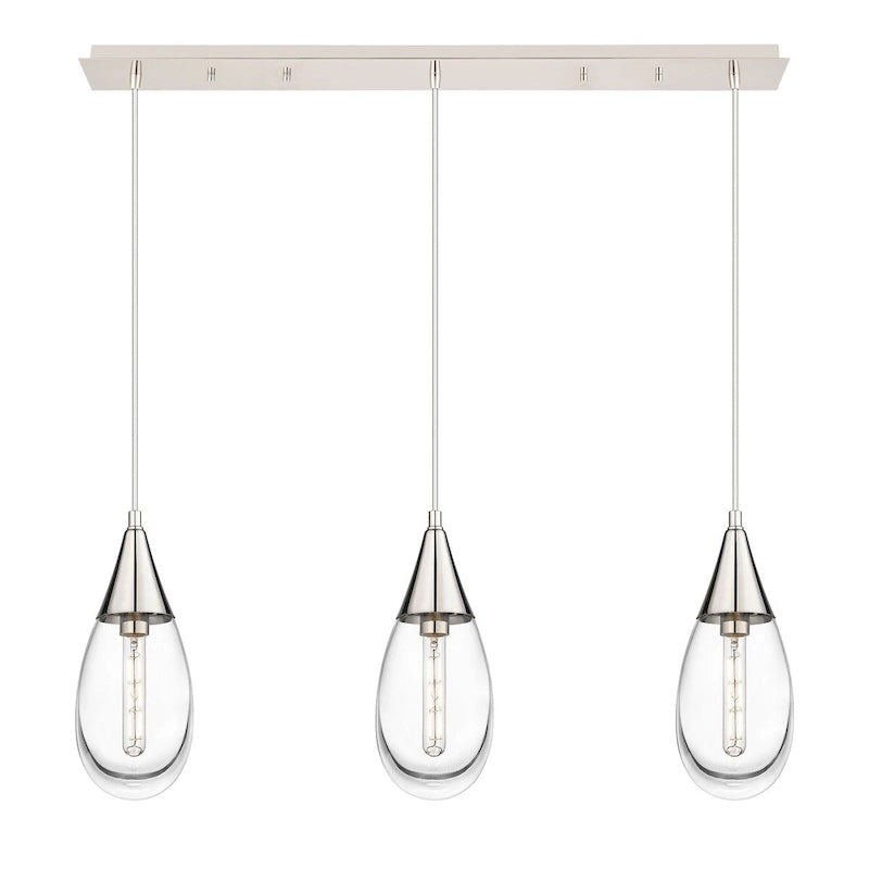 Suspension linéaire Malone à 3 lumières et 6 câbles - Innovations Lighting