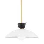 Whitley 1 Light Large Pendant - Aged Brass