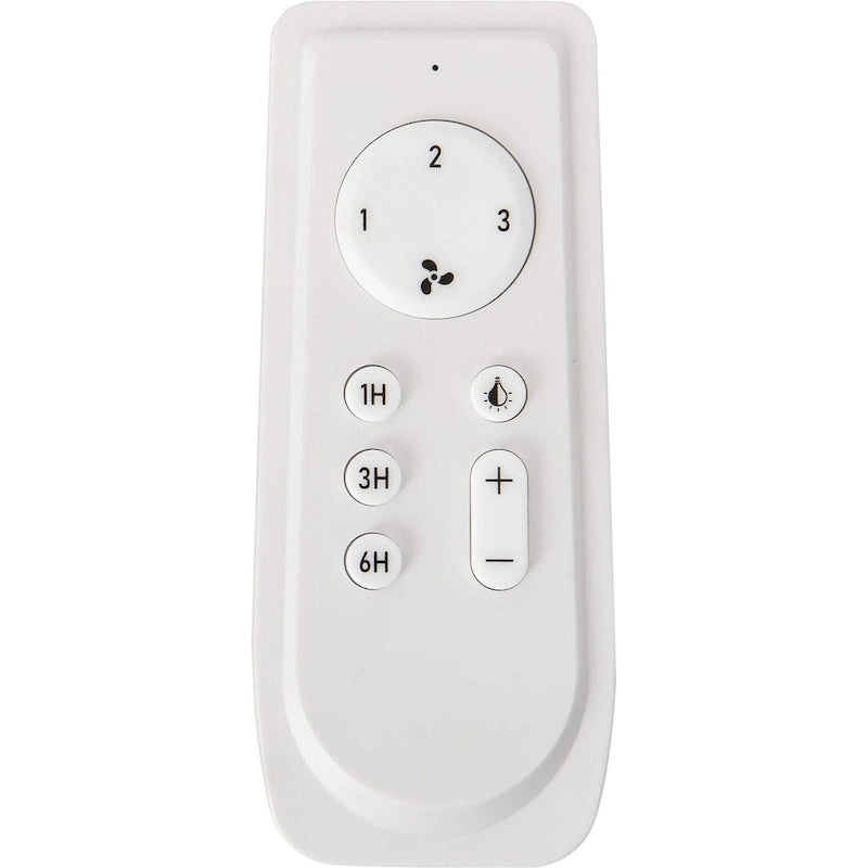 Ventilateur de plafond avec éclairage LED intégré de 48 pouces et pales en ABS imitation bois brun