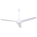 48  White Industrial Ceiling Fan Indoor Fan with DC Motor for Gyms, Schools & Workshops