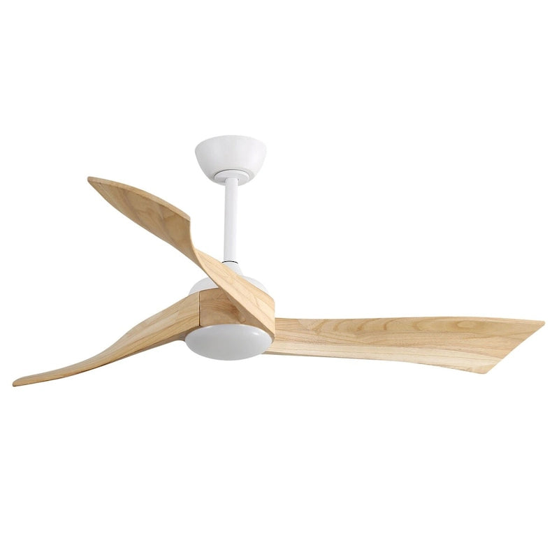 Ventilateur de plafond moderne de 132 cm (52 ​​pouces) pour salon, avec lumière et télécommande