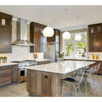 Suspension Margo 1 lumière 9,75 pouces en nickel brossé.