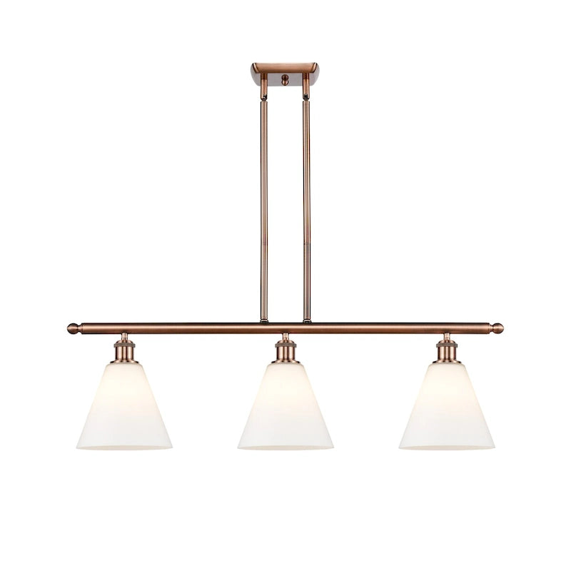 Innovations Lighting Berkshire - Applique murale suspendue à 3 lampes et tige de 36 pouces