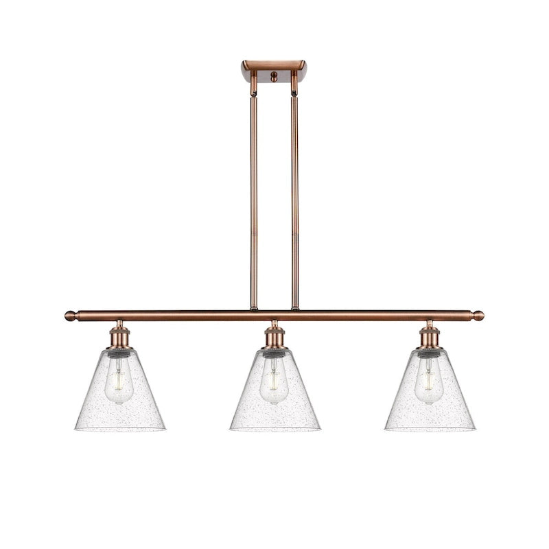 Innovations Lighting Berkshire - Applique murale suspendue à 3 lampes et tige de 36 pouces