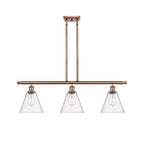 Innovations Lighting Berkshire - Applique murale suspendue à 3 lampes et tige de 36 pouces