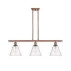 Innovations Lighting Berkshire - Applique murale suspendue à 3 lampes et tige de 36 pouces