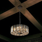 GRAND LUSTRE EN CRISTAL - Ampoules non incluses