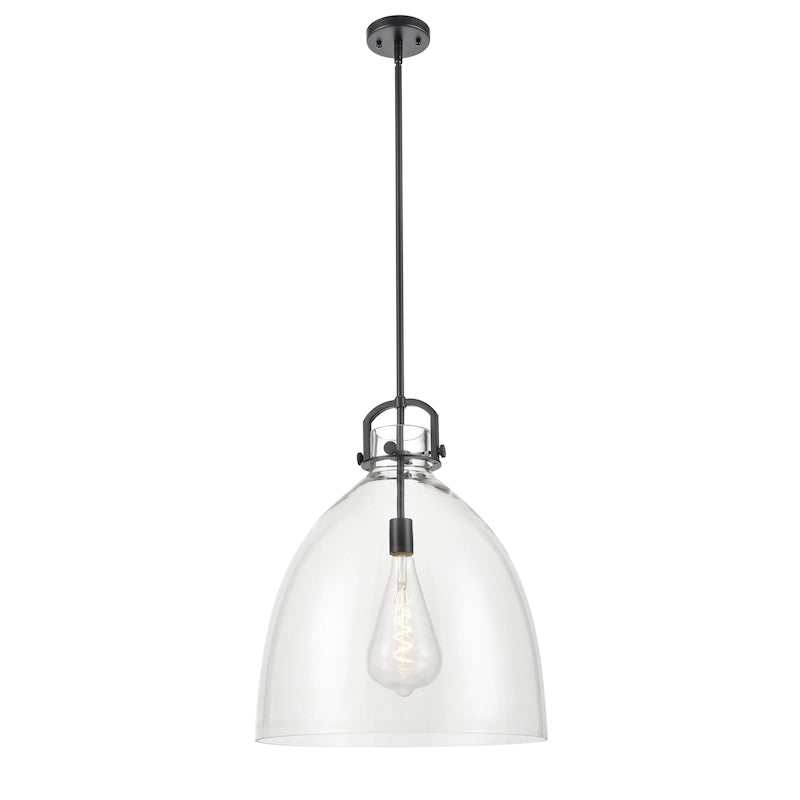 Suspension Innovations Lighting Newton Bell - 1 lumière, tige de 18 pouces