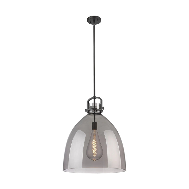 Suspension Innovations Lighting Newton Bell - 1 lumière, tige de 18 pouces