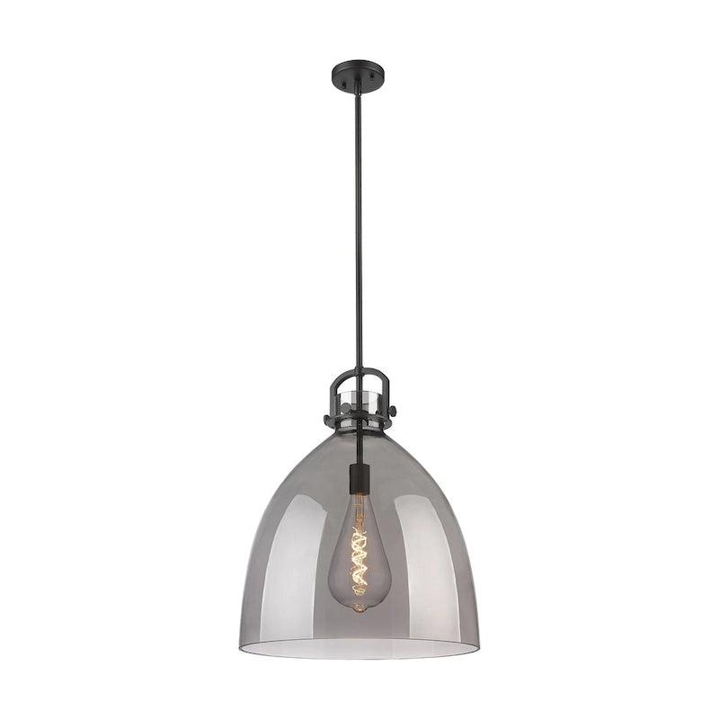 Suspension Innovations Lighting Newton Bell - 1 lumière, tige de 18 pouces