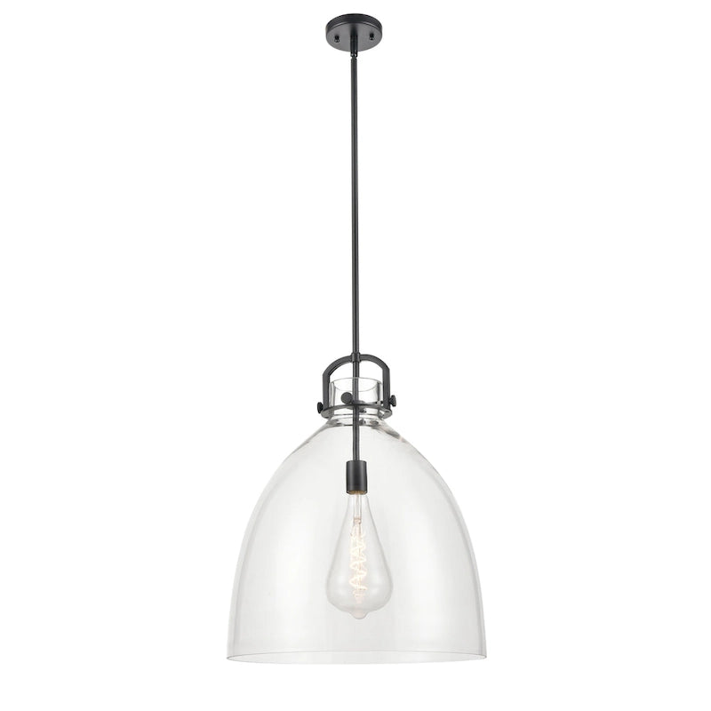 Suspension Innovations Lighting Newton Bell - 1 lumière, tige de 18 pouces