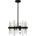 Suspension Regal à 8 lumières noir mat