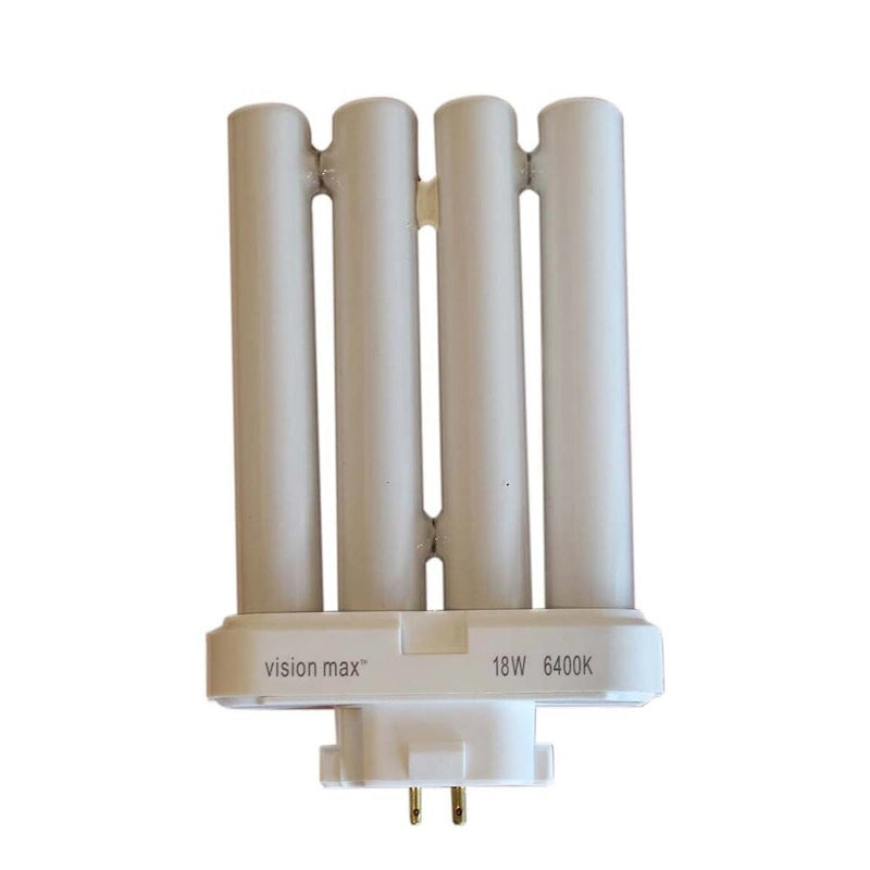 18 Watt Full Spectrum CFL Replacement Bulb (4 pin, G24Q base) by VisionMax - White