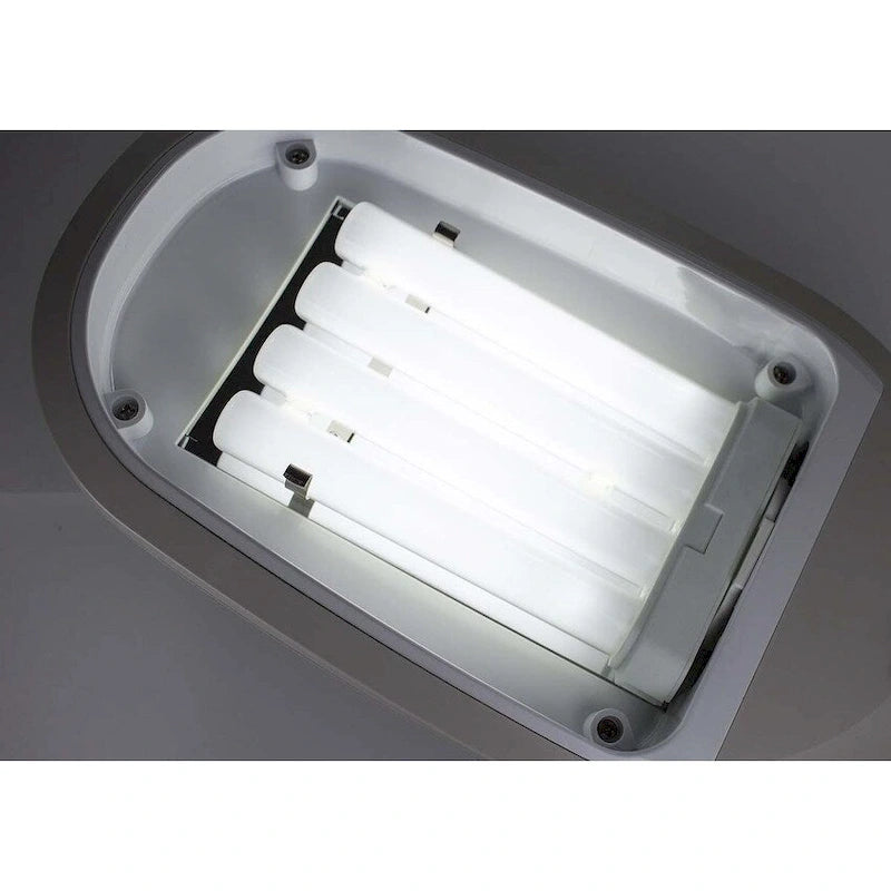 Ampoule fluocompacte de remplacement 18 W à spectre complet (4 broches, culot G24Q) de VisionMax - Blanche