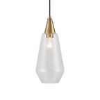Uttermost Eichler Antique Brass 1 Light Mini Pendant - 18 H x 8 Dia.