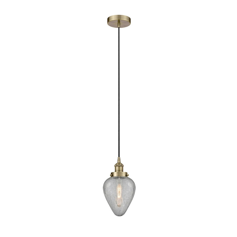 Innovations Lighting Geneseo - 1 Light 6  Cord Hung Mini Pendant