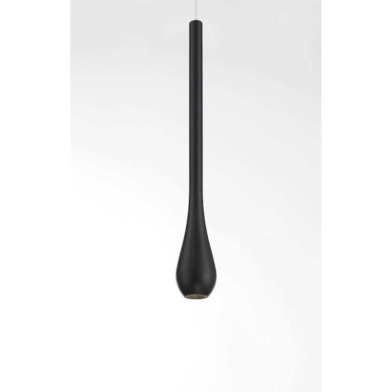 Suspension miniature George Kovacs Pingo Coal avec diffuseur transparent, 1 lumière