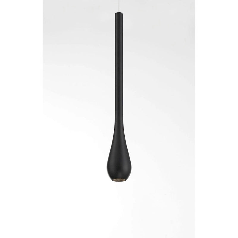 George Kovacs Pingo Coal With Clear Diffuser 1 Light Mini Pendant