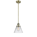 Innovations Lighting Franklin Restoration Cone - 1 Light 8  Stem Hung Mini Pendant