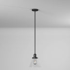 Suspension miniature Franklin Restoration Cone d'Innovations Lighting - 1 lumière, tige de 8 pouces