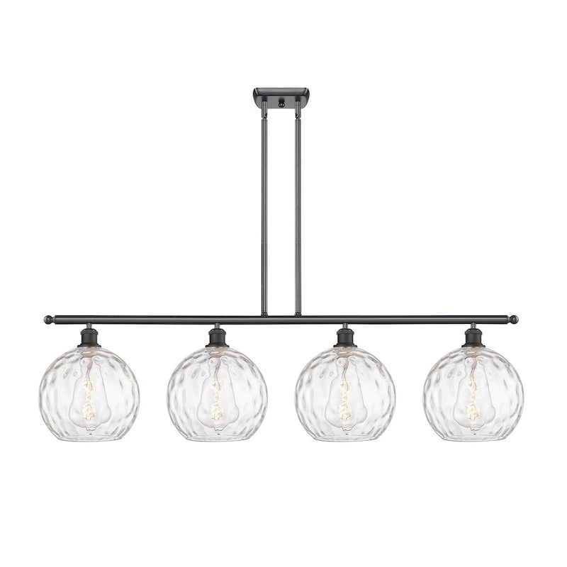 Luminaire îlot Innovations Lighting Athens Water Glass à 4 lampes