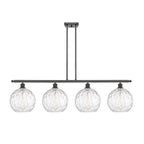 Luminaire îlot Innovations Lighting Athens Water Glass à 4 lampes