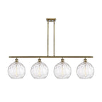 Luminaire îlot Innovations Lighting Athens Water Glass à 4 lampes