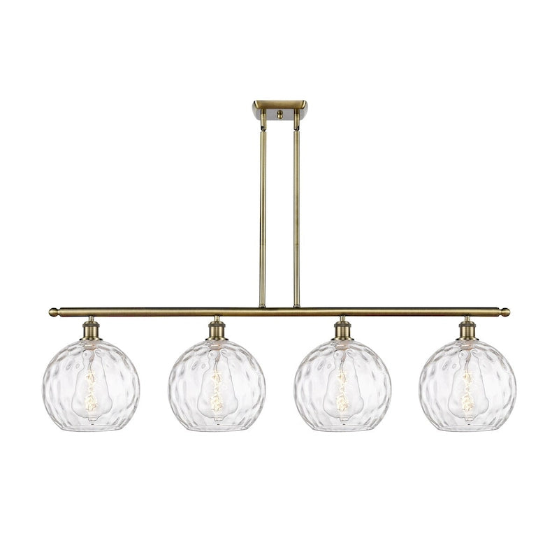 Luminaire îlot Innovations Lighting Athens Water Glass à 4 lampes