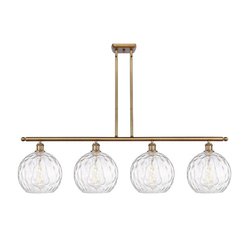 Luminaire îlot Innovations Lighting Athens Water Glass à 4 lampes