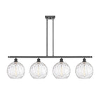 Luminaire îlot Innovations Lighting Athens Water Glass à 4 lampes