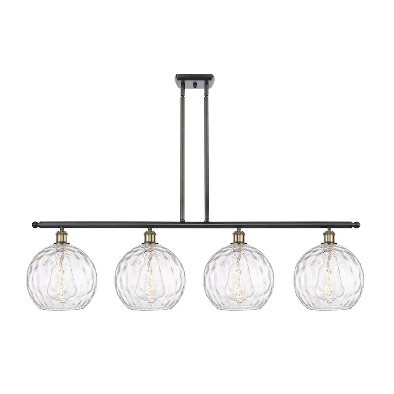 Luminaire îlot Innovations Lighting Athens Water Glass à 4 lampes