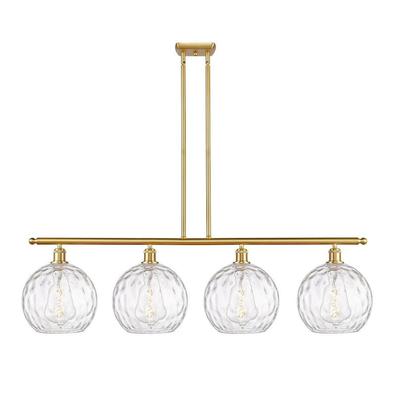 Luminaire îlot Innovations Lighting Athens Water Glass à 4 lampes