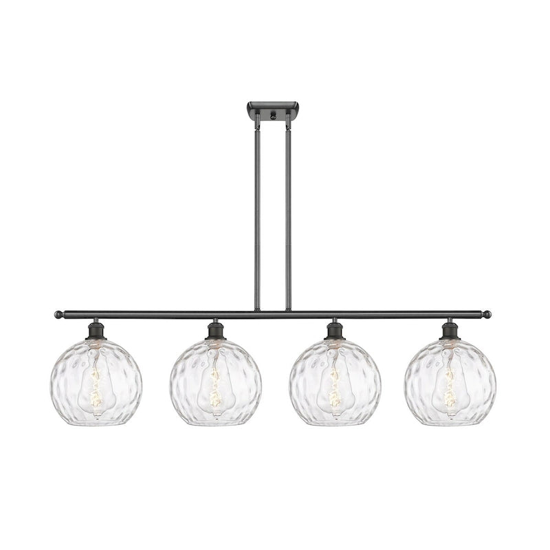 Luminaire îlot Innovations Lighting Athens Water Glass à 4 lampes